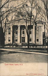 Courthouse, Lyons, N. D. Postcard