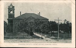 Pawnee County Courthouse Oklahoma Postcard Postcard Postcard