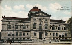 Courthouse, SOUTH BEND, IND. Postcard