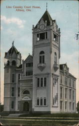 Linn Country Courthouse Albany, OR Postcard Postcard Postcard