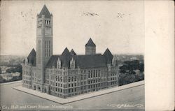 City Hall And Courthouse Postcard