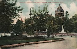 Hamilton County Fountain Square and Courthouse Postcard