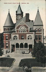 Green County Courthouse Postcard