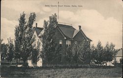 Delta County Courthouse Colorado Postcard Postcard Postcard