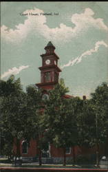 Jay County Courthouse Postcard