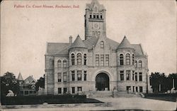 Fulton County Courthouse Rochester, IN Postcard Postcard Postcard