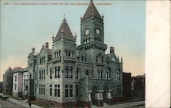 San Bernardino County Courthouse Postcard