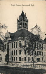 Courthouse, Hammond, Ind. Postcard