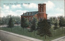 Old Courthouse Huntington, IN Postcard Postcard Postcard