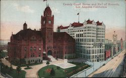 County Courthouse and Hall of Records Postcard