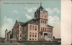 Huerfano County Courthouse Walsenburg, Colo. Postcard