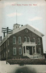 Courthouse, Virginia City, Mont. Postcard
