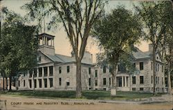 Courthouse And Registry Bldg. AUGUSTA, ME Postcard Postcard Postcard