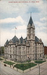 Courthouse and City Hall Postcard