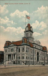 Allen County Courthouse Lima, OH Postcard Postcard Postcard