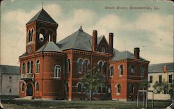Courthouse, Donaldsvile, La. Postcard