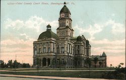 Cabel County Courthouse Huntington, WV Postcard Postcard Postcard
