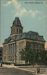 Courthouse, Indiana, Pa. Postcard