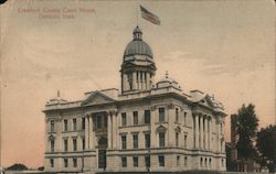 Crawford County Courthouse Denison, IA Postcard Postcard Postcard