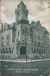 Lamar County Courthouse Postcard