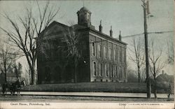 Courthouse Petersburg, IN Postcard Postcard Postcard