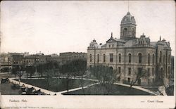 Courthouse Fairbury, NE Postcard Postcard Postcard