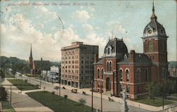 Courthouse and The Grand Macon, GA Postcard Postcard Postcard