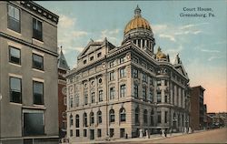 Courthouse Greensburg, PA Postcard Postcard Postcard