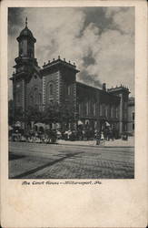 The Courthouse ~ Williamsport, Pa. Pennsylvania Postcard Postcard Postcard