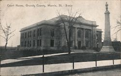 Grundy County Courthouse Morris, IL Postcard Postcard Postcard