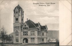 Douglas County Courthouse, Roseburg, Ore. Postcard