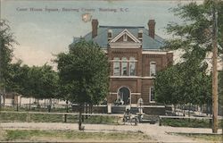 Courthouse Square Postcard