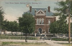 Courthouse Square Bamberg, SC Postcard Postcard Postcard