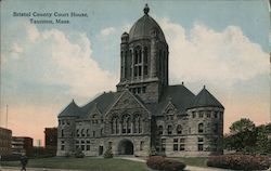 Bristol County Courthouse, Taunton, Mass. Massachusetts Postcard Postcard Postcard