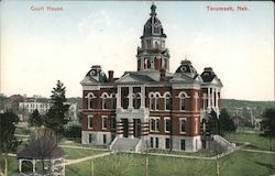 Courthouse Tecumseh, NE Postcard Postcard Postcard