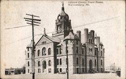 Johnson County Courthouse, Warrensburg, Mo. Missouri Postcard Postcard Postcard