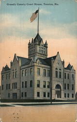 Grundy County Courthouse Trenton, MO Postcard Postcard Postcard