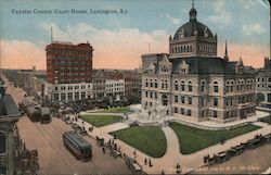 Fayette County Courthouse Postcard