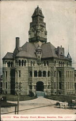 Wise County Courthouse Postcard