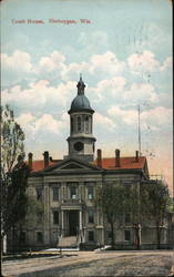 Courthouse, Sheboygan, Wis. Wisconsin Postcard Postcard Postcard