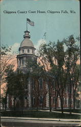 Chippewa County Courthouse Chippewa Falls, WI Postcard Postcard Postcard