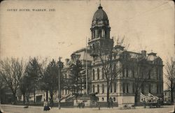 Courthouse Warsaw, IN Postcard Postcard Postcard