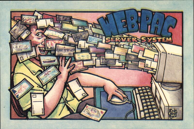 Web-Pac Server System Postcard Mail Burham Washington