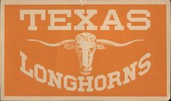 Texas Longhorns Vintage Logo Label