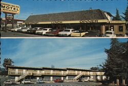 Country Boy Inn Motel Restaurant Auburn CA Postcard