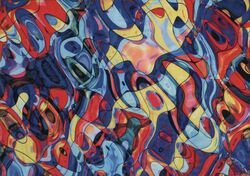 Ray Tracings Digital Art Quilts by Dan Olfe Exhibit Postcard