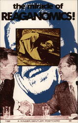 Reagan / George H.W. Bush The Miracle of REAGANOMICS Political Humor Postcard Postcard