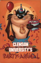 Clemson University's Party Animal, Taz Postcard