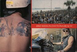 Bike Week in Daytona Beach Postcard