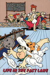 Life in the Fast Lane, Fred Flintstone Bowling Postcard
